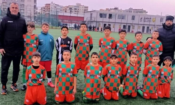 Kınık Belediyespor U12, Aliağa Körfezspor'la Berabere Kaldi 1