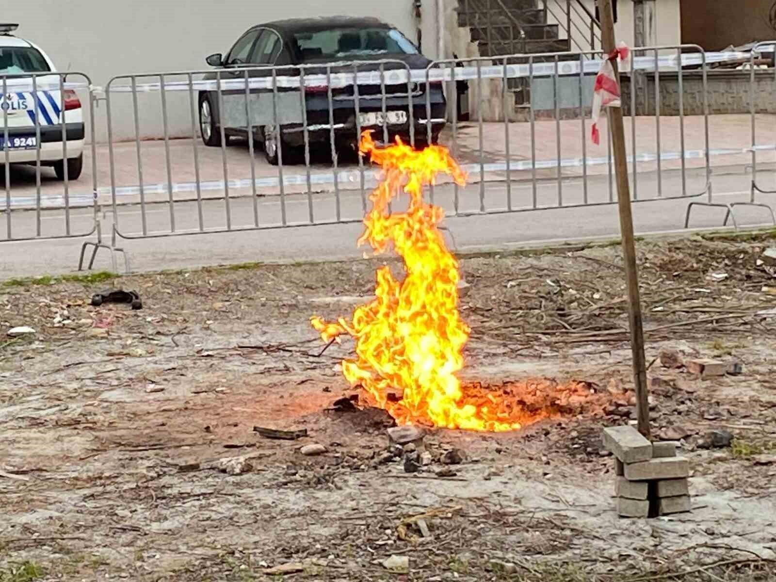 Kocaeli Kartepe’de Metan Gazı Yangını 10 Gün Sürdürüyor