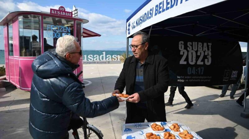 Kuşadası Belediyesi, 6 Şubat Depremlerinin 2. Yıl Dönümünde Lokma İkramında Bulundu 1