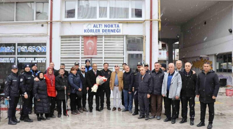 Kütahya İl Emniyet Müdürü Osman Elbir Altı Nokta Körler Derneği'ni Ziyaret Etti 1