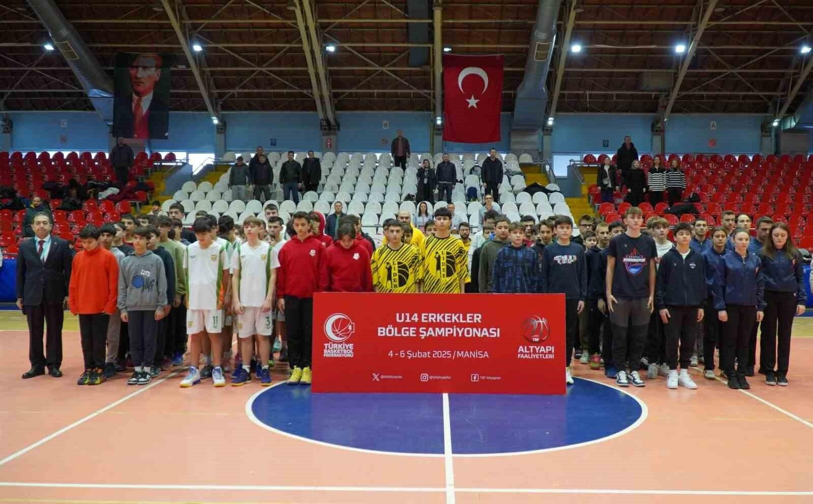 Manisa’da U14 Erkekler Basketbol Şampiyonası Başladı