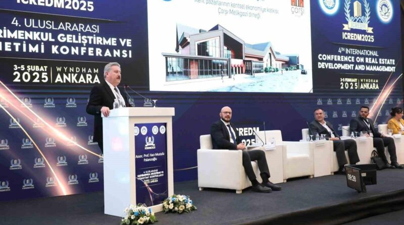 Melikgazi Belediye Başkanı Mustafa Palancıoğlu, Ankara'da Uluslararası Gayrimenkul Konferansında Melikgazi'nin Rekor Hizmetlerini Sunumunda Bulundu 1