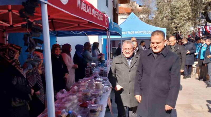 Muğla'da 2. Yıl Dönümünde Kahramanmaraş Depremleri Anısına Hayır Çarşısı Açıldı 1