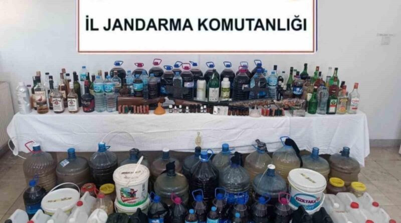 Muğla'da 555 Litre Sahte ve Kaçak İçeğin Ele Geçirilişi 1