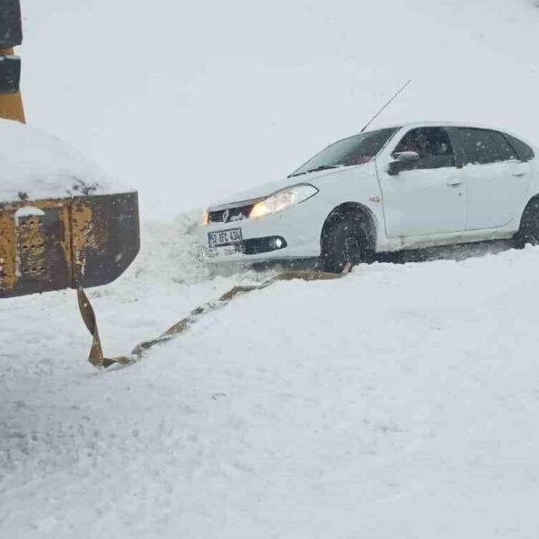 Ordu'daki kar yağışı ve yollar-2