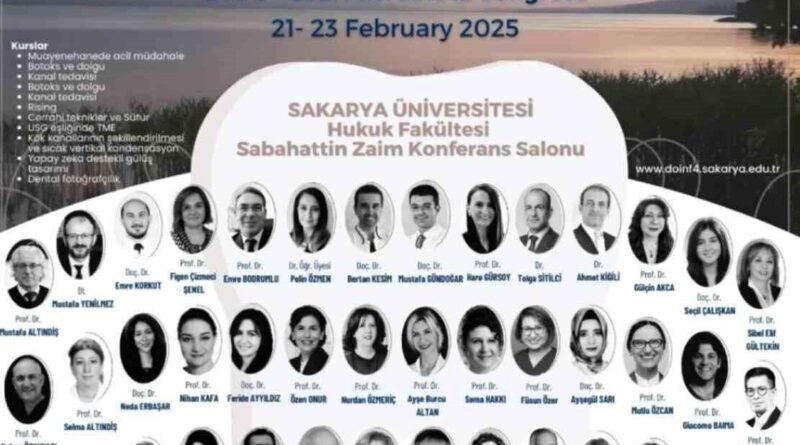 Sakarya Üniversitesi'nde 4. Uluslararası Dental Oral Enfeksiyonlar ve 3. Ağız Mikrobiyotası Kongresi 1