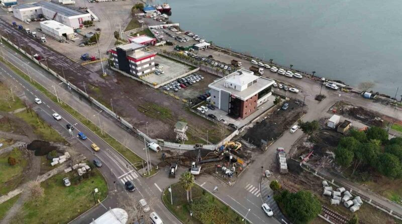 Samsun Büyükşehir Belediyesi, Yağmur Suyu Şebeke Hattı İnşaatı ile Şehrin Altyapısını Güçlendirmeye Devam Ediyor 1