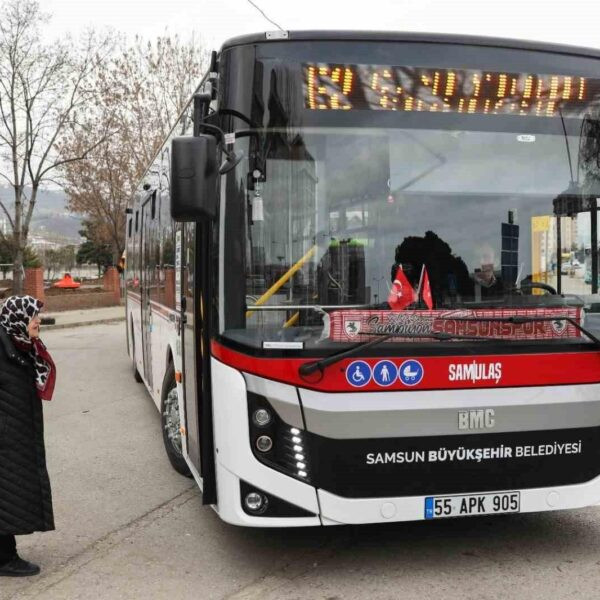 Samsun'da toplu taşıma hatlarına yapılan değişiklikler-1