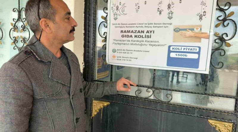 Şanlıurfa'da Öğrenciler ve Dernek İhtiyaç sahiplerine Ramazan Yardımı Kolileri Hazırlıyor 1