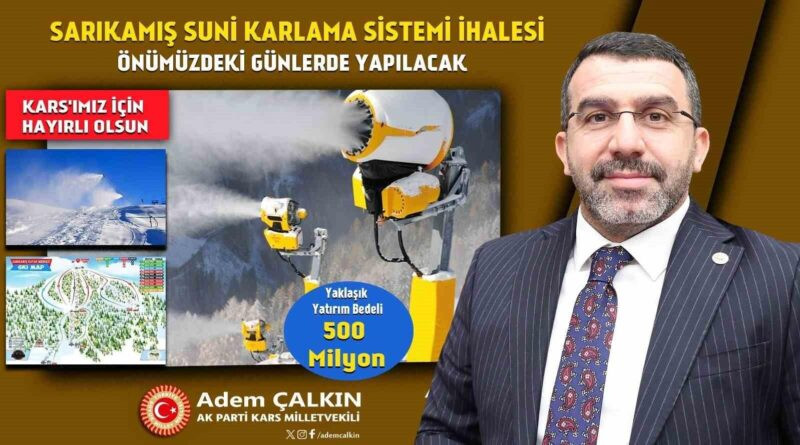 Sarıkamış'ta 500 Milyon TL'lik Suni Karlama İhale Önümüzdeki Günlerde Yapılacak 1