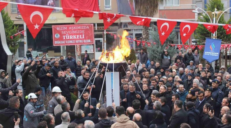 Sinop'un Türkeli'nde Doğalgaz Hayırlı Olsun 1