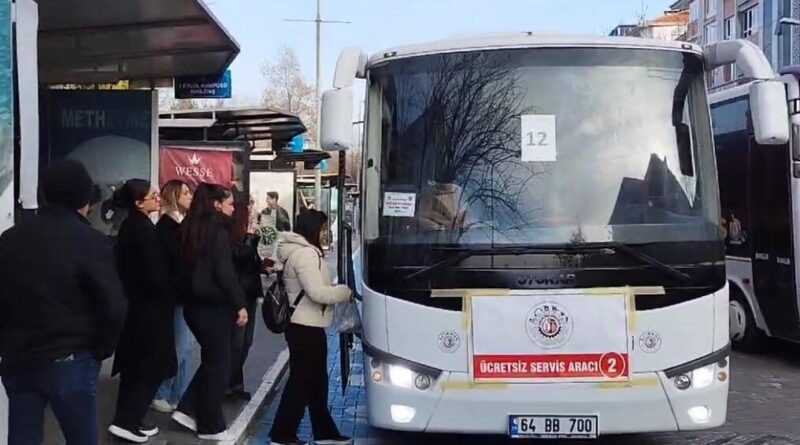 Uşak'ta Otobüs Hat Sahipleri Kartlı Sisteme Karşı İş Bırakma Eylemi 1