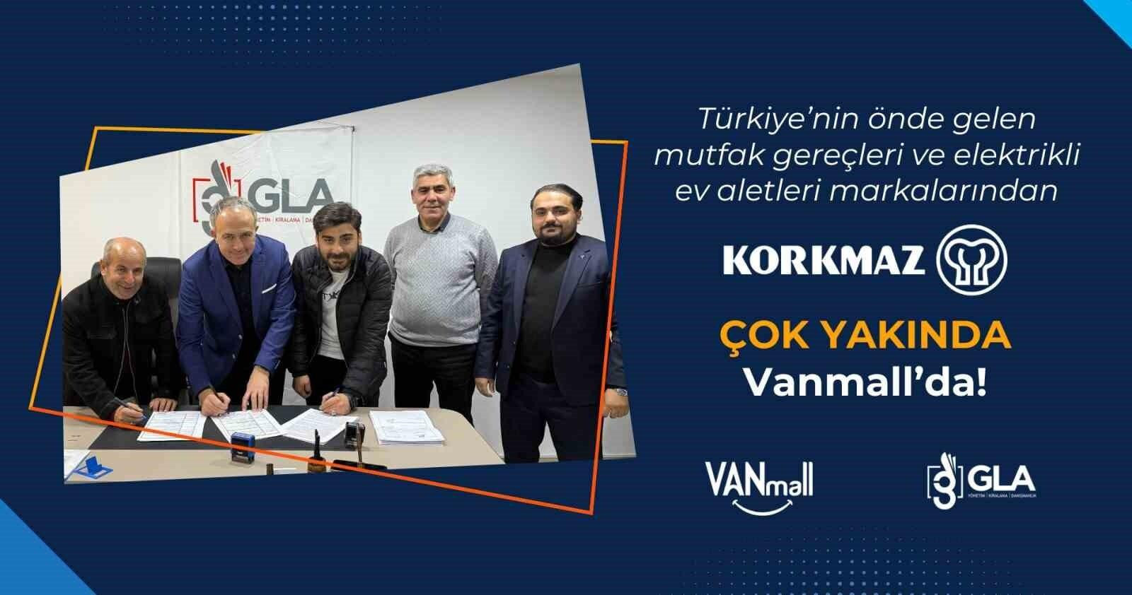 Van Mall, Korkmaz ile Kiralama Anlaşması İmzalandı