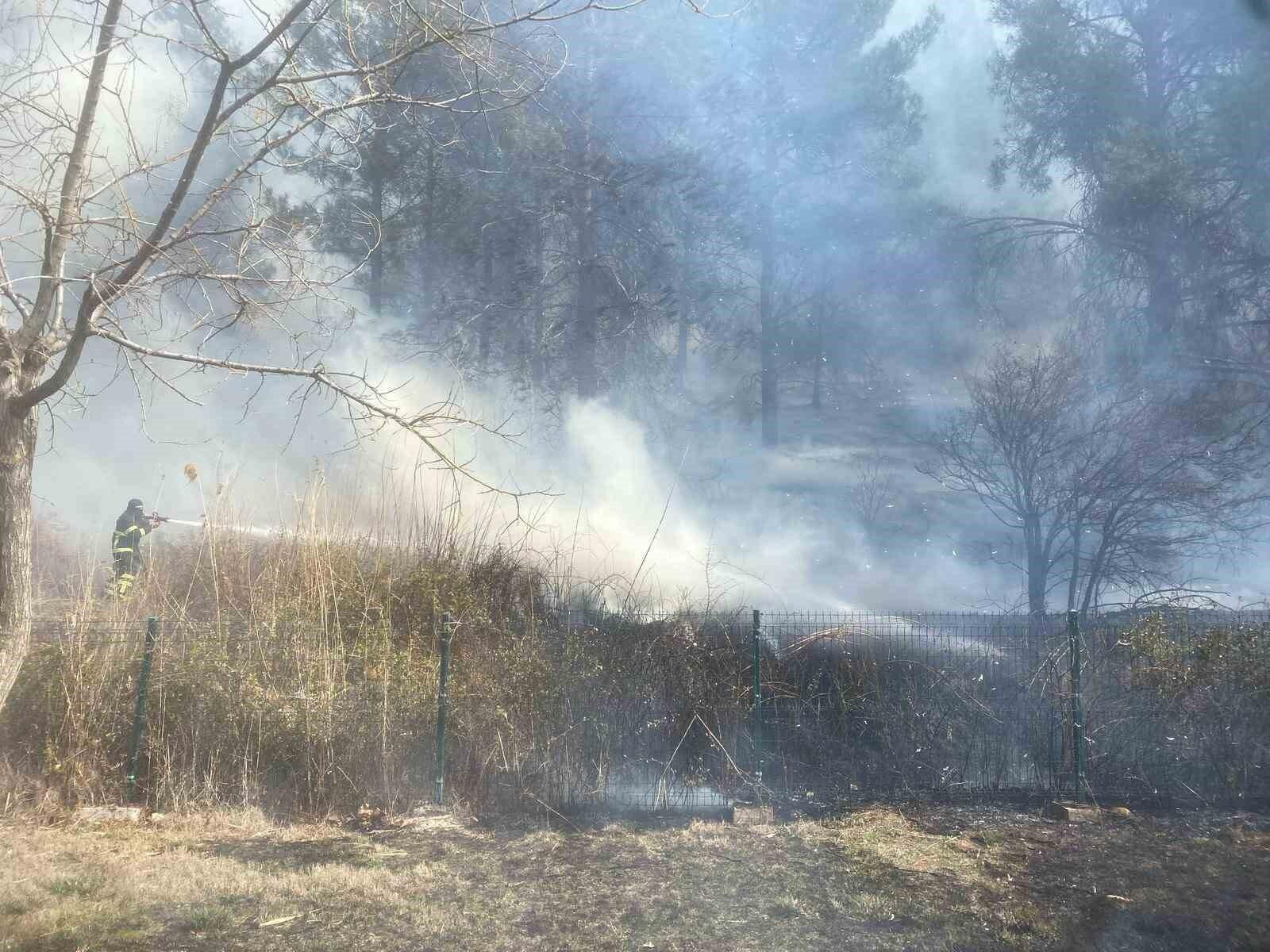 Adıyaman’da Mesire Alanı Yangınının Sönümü