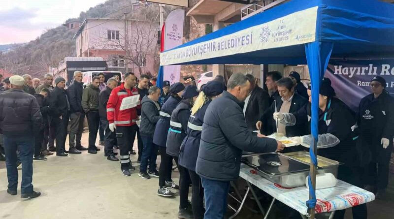 Aydın Büyükşehir Belediyesi, Köşk'te İlk Ramazan Iftarı İçin Hazırlıklar Tamamlandı 1