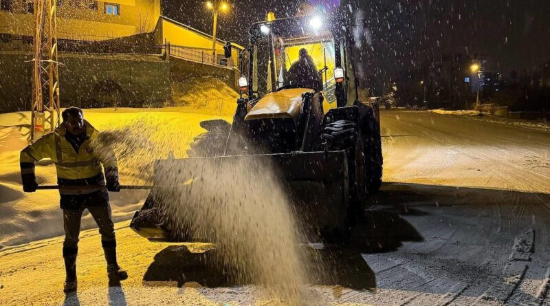 Bayburt'ta Kar Yağışı ve Soğuk Hava 1