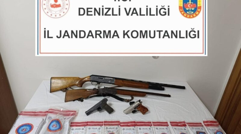 Denizli’nin 4 ilçesinde düzenlenen uyuşturucu operasyonunda 22 kişi gözaltına alındı 1