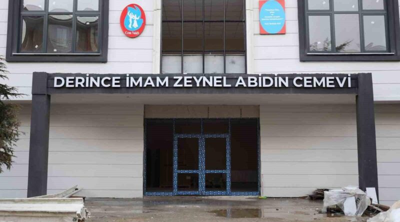 Derince'de İmam Zeynel Abidin Cemevi İnşaatı %90'a Yaklaştı 1