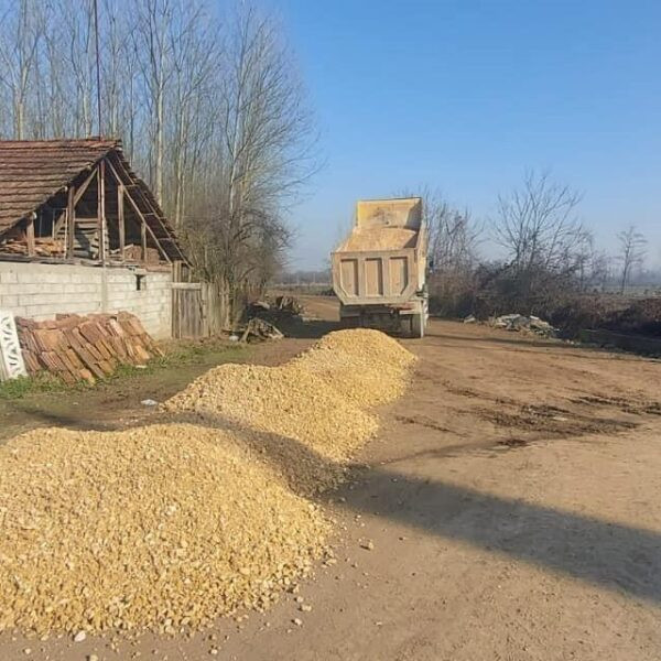 Düzce'de köy yolda bakım çalışmaları-1