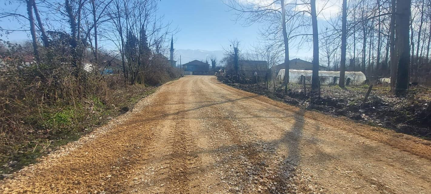 Düzce’de Köy Yollarında İlkbahar Bakımı Başladı