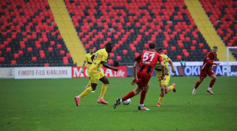 Gaziantep FK ve Eyüpspor Golsüz Berabere 1