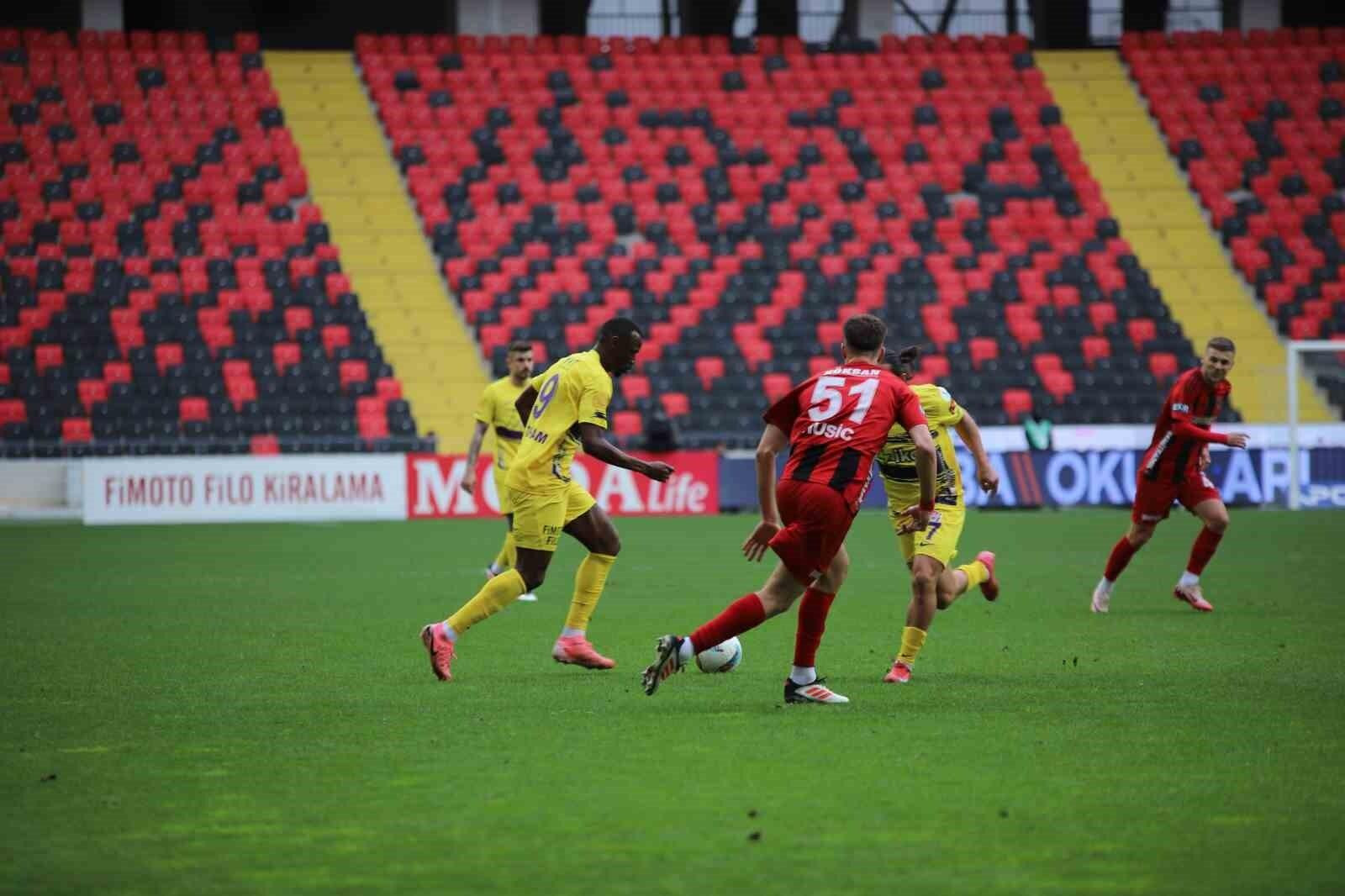 Gaziantep FK ve Eyüpspor Golsüz Berabere