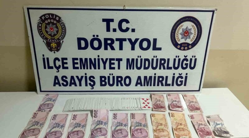 Hatay'da Kumar Oynayan 2 Şahsa 9 Bin 247 TL Para Cezası 1