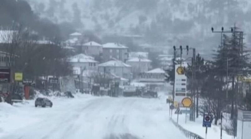 Kar ve tipi nedeniyle Sertavul geçidi ulaşıma kapatıldı 1