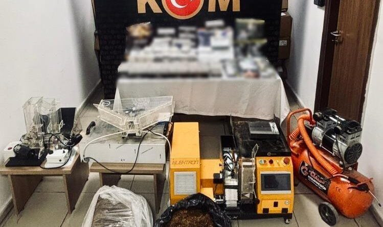 Karabük’te 20 kilogram tütün ile 12 bin 300 adet makaron ele geçirildi 1