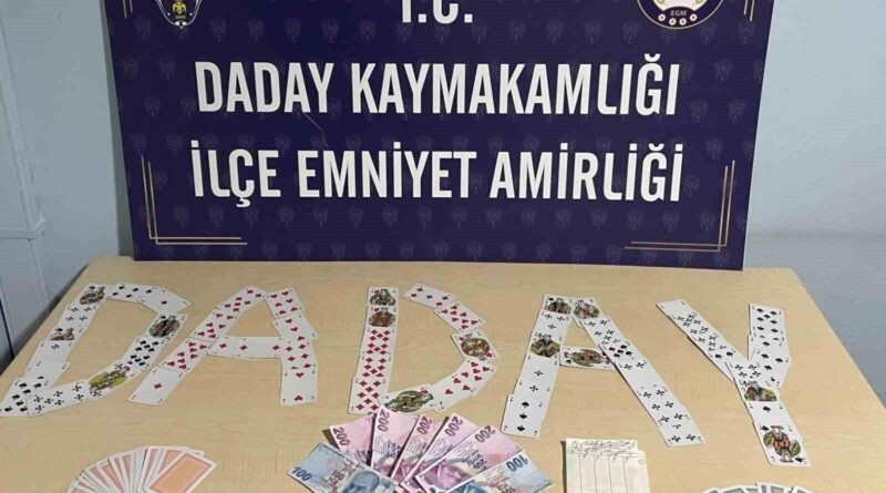 Kastamonu’da kumar baskını: 5 kişi hakkında da adli işlem yapıldı 1