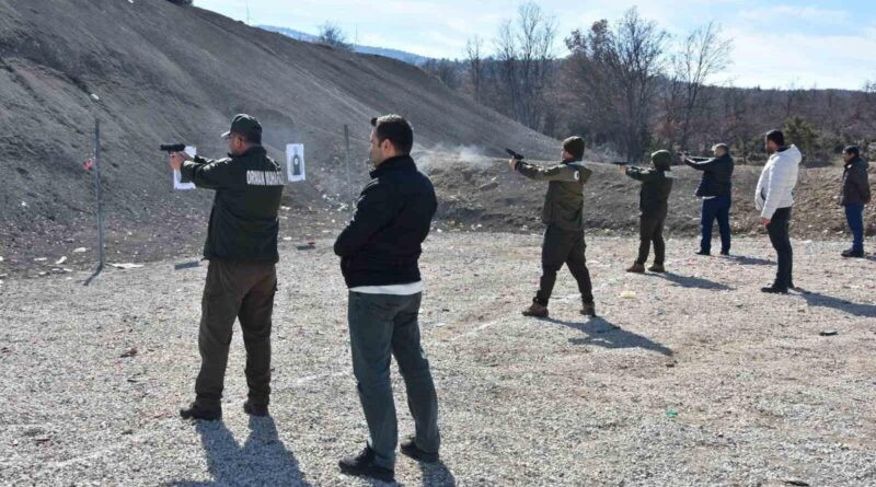 Konya'nın Beyşehir'inde Orman Muhafaza Memurlarına Silah Eğitimi 1