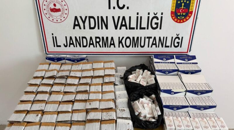 Nazilli’de sigara kaçakçılığı operasyonu 1