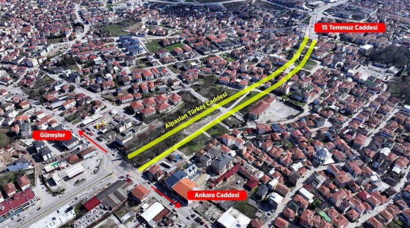 Sakarya'da Yeni Arterle Kuzey-Güney Bağlantısı Tamamlanacak 1