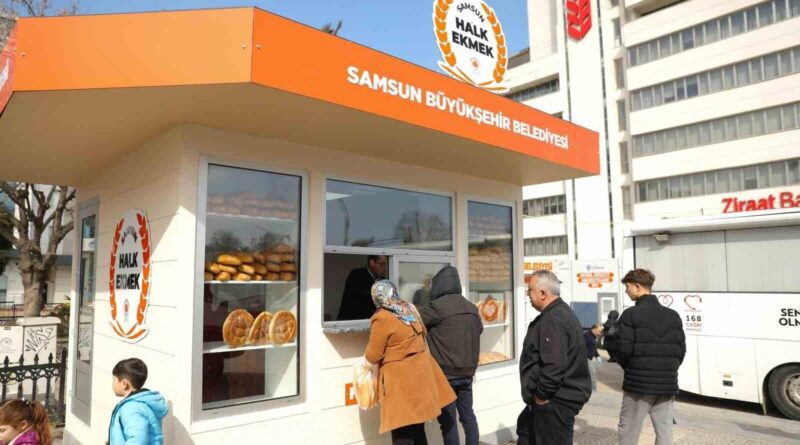 Samsun'da Ramazan'da Halk Ekmek Satış Noktaları Açıldı 1