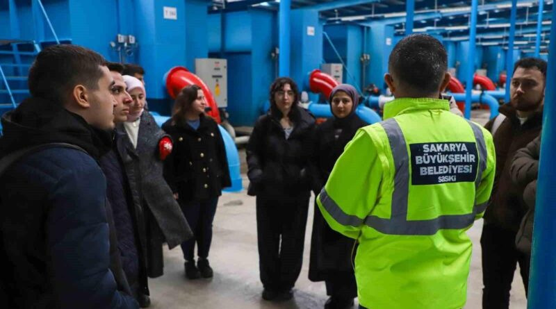 SASKİ, SAÜ Tıp Fakültesi Öğrencilerine Hızırilyas İçme Suyu Arıtma Tesisini Tanıttı 1