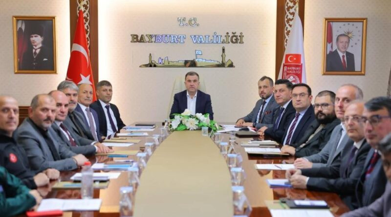 Bayburt’ta 2025 Yılı İl Su Kurulu Toplantısı yapıldı 1