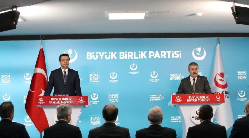 BBP Genel Başkanı Destici, Saadet Partisi Genel Başkanı Arıkan ile bir araya geldi 1