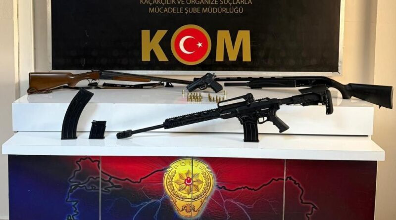 Erzincan’da silah operasyonu; 2 kişi yakalandı 1