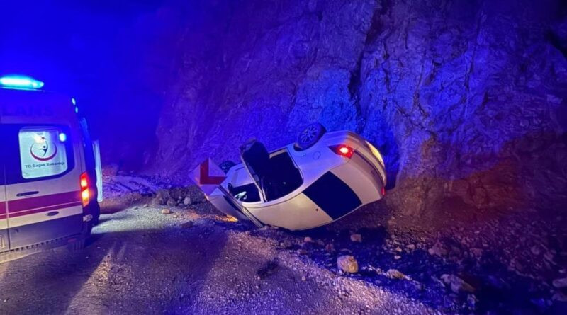 İliç’te trafik kazası: 2 yaralı 1