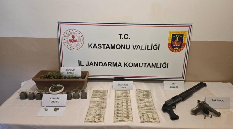 Kastamonu’da uyuşturucu operasyonu: 1 gözaltı 1