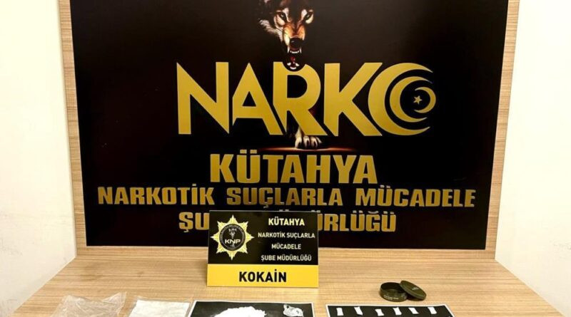 Kütahya'da uyuşturucu operasyonu, 2 kişi tutuklandı 1